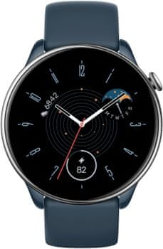 moderní chytré hodinky Amazfit GTR Mini elegantní design sportovní fitness hodinky ve stylovém provedení výkonné chytré hodinky 5ATM bluetooth 5.2 tvrzené sklo alexa hlasové ovládání 14denní výdrž mikrofon měření okysličení krve tepu 120+ sportovních režimů automatické rozpoznání aktivity notifikace z telefonu nerezová ocel GPS SpO2 dechová cvičení měření stresu