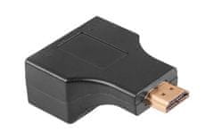 LP Prodlužovač HDMI / 2xRJ45 30m černý ZLA0798