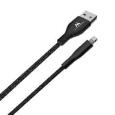 Maclean MCE845 B Kabel MFi Apple lightning 2.4A 1m pro iPhone, černý 76092