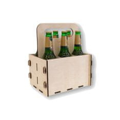 Orlimex Nosič 6 ks pivních láhví/plechovek „hranatý“ 