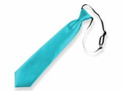 SOONRICH Dětská kravata tyrkysová - délka 40 cm