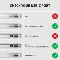 AXAGON RVC-HI2MC, USB-C -> HDMI 2.0a redukce / kabel 1.8m, 4K/60Hz HDR10