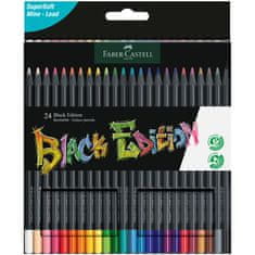 Faber-Castell Pastelky Black Edition set 24 barevné