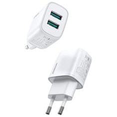 Joyroom adaptér/ nabíječka 2x USB 2.1 A - Bílá KP26539