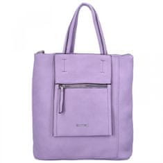 Coveri WORLD Stylový dámský koženkový batoh Enola, fialová