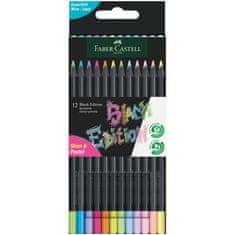 Faber-Castell Pastelky Black Edition set pastelové + neonové