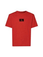 Calvin Klein Pánské triko na spaní NM2399E XNZ červená - Calvin Klein červená XL