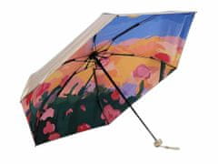 Kraftika 1ks lososová světlá zlatá dámský mini skládací deštník