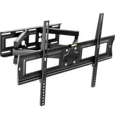 tectake Držák TV sklopný a otočný 32"-65'' do 120kg