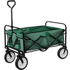 tectake Zahradní přepravní vozík skládací