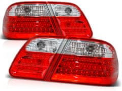 TUNING TEC  Zadní světla MERCEDES W210 1995-03.2002 červeno-bílé LED