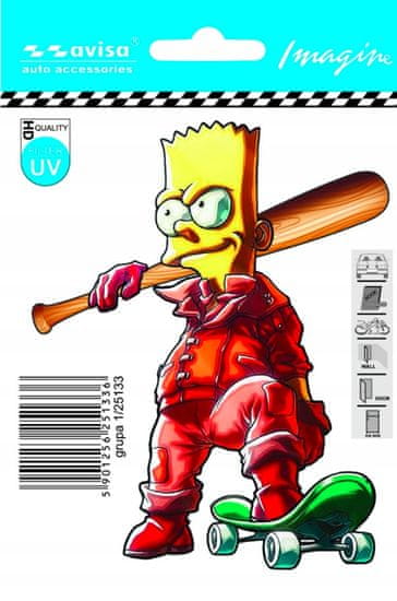 Avisa Samolepící dekory bart