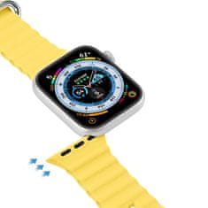 Dux Ducis Strap řemínek na Apple Watch 42/44/45mm, yellow