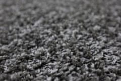 Vopi Kusový koberec Color Shaggy šedý srdce 120x120