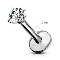 SPERKY4U Piercing do brady - labreta titan, tyčka 1,2 mm