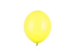 PartyDeco Balónky citronově žluté 12cm 100ks