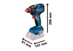 BOSCH Professional rázový utahovák GDX 18V-200 bez akumulátoru (0.601.9J2.204) - rozbaleno