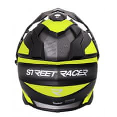 Street racer Enduro přilba Tracker černo-fluo žlutá Velikost: XS