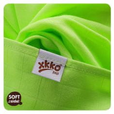 KIKKO Pleny bambusové Colours 70x70 (3 ks) – lime, lemon, orange