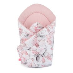 BabyBoom Baby Swaddling Cone Bavlna Oboustranná Wild Rose / Růžová Pudrově Růžová