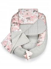 BabyBoom Wild Rose 6V1 Minky&Cotton Cocoon