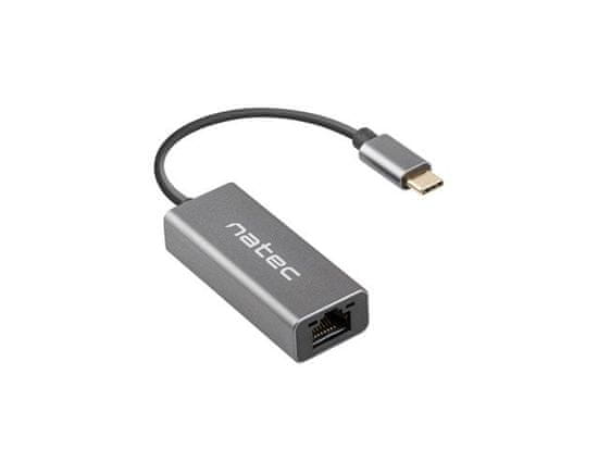 Natec CRICKET externí Ethernet síťová karta USB-C 3.1 1X RJ45 1GB kabel