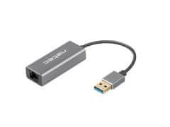 Natec CRICKET externí Ethernet síťová karta USB 3.0 1X RJ45 1GB kabel