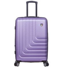 Cestovní kufr TUCCI T-0128/3-M ABS - fialová - II. jakost