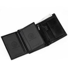 Betlewski Černá vertikální pánská peněženka II BPM-NVTC-62 BLACK