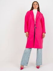 Gemini Dámský kabát TW EN BI-7298-1.15 tmavě růžový - Och Bella tmavě růžová one size