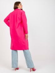 Gemini Dámský kabát TW EN BI-7298-1.15 tmavě růžový - Och Bella tmavě růžová one size