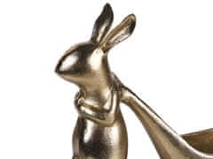 Beliani Dekorativní figurka zlatá PROGO