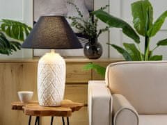 Beliani Keramická stolní lampa béžová TELIRE