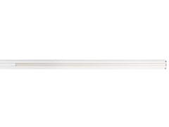 Beliani Kovová stojací LED lampa bílá MENSA