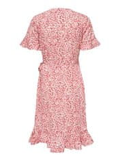 ONLY Dámské šaty ONLOLIVIA Regular Fit 15206407 Rose Smoke TANYA FLOWER (Velikost 40)