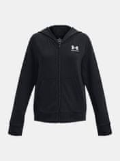 Under Armour Mikina UA Rival Terry FZ Hoodie-BLK YLG