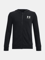 Under Armour Mikina UA Rival Terry FZ Hoodie-BLK YXS