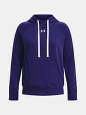 Under Armour Mikina Rival Fleece HB Hoodie-BLU XS