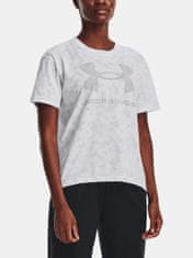 Under Armour Tričko UA LOGO AOP HEAVYWEIGHT SS-WHT S