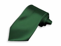 SOONRICH Kravata tmavá zelená - šířka 10 cm