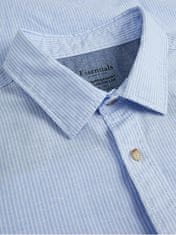 Jack&Jones Pánská košile JJESUMMER Slim Fit 12220136 Cashmere Blue (Velikost M)