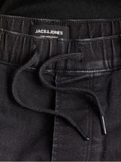 Jack&Jones Pánské kraťasy JJIRICK Regular Fit 12223985 Black Denim (Velikost XXL)