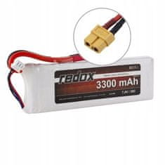 REDOX Balení Redox LiPo 7,4V 3300mAh 30c baterie