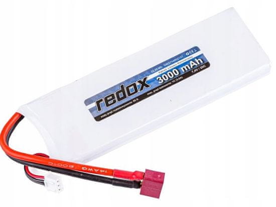 REDOX Redox ASG 3000 mAh 7,4V 20C (integrovaný obvod) - LiP pack