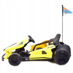 Super-Toys RYCHLOST 7 12 V RYCHLOST BATERIE 7 KART, BRZD