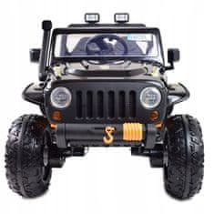 Super-Toys MEGA JEEP 4 RYCHLOSTNÍ PRO DÍTĚ A RODIČE 4x4,