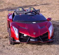 Super-Toys ORIGINÁL LAMBORGHINI VENENO NA BATERIE, MĚKKÝ