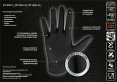 NEO Tools NEO TOOLS Nitrilové rukavice, černé, 100 kusů, L