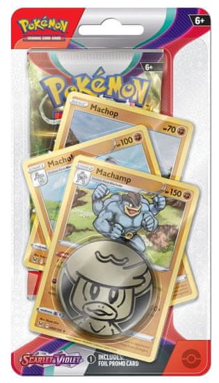 Pokémon Sběratelské kartičky TCG: Scarlet & Violet - Premium Checklane Blister booster Machamp