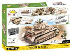 Cobi COBI 2546 II WW Panzer IV Ausf G DAK, 559 k, 2 f